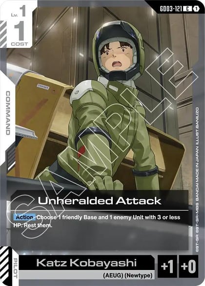 Unheralded Attack, Steel Requiem GD03-121