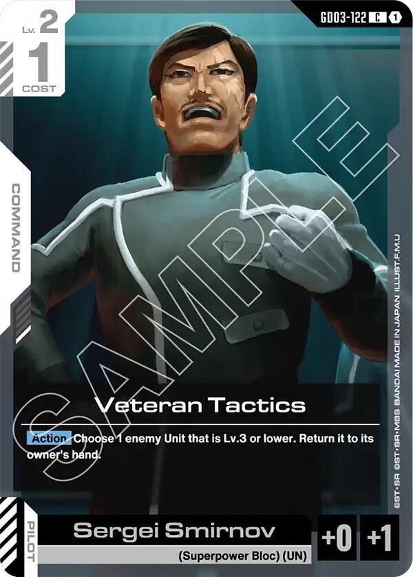 Veteran Tactics, Steel Requiem GD03-122