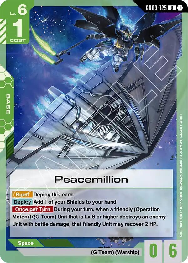 Peacemillion, Steel Requiem GD03-125