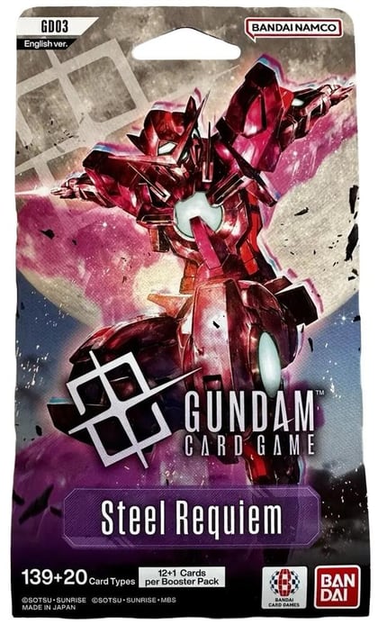 Steel Requiem Sleeved Booster Pack, Steel Requiem P662117