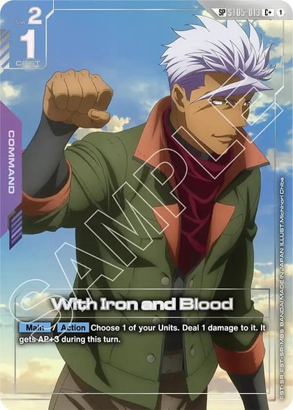 With Iron and Blood (SP) (C+), Steel Requiem ST05-013