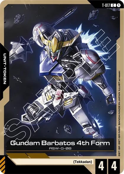 Gundam Barbatos 4th Form, Steel Requiem T-017