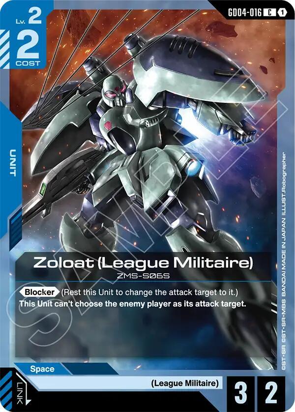 Zoloat (League Militaire), Phantom Aria GD04-016