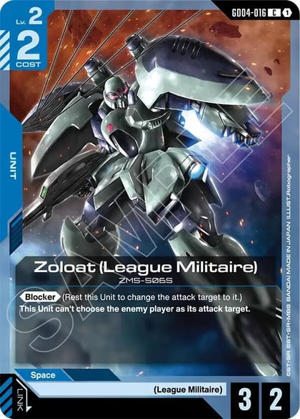 Zoloat (League Militaire), Phantom Aria GD04-016