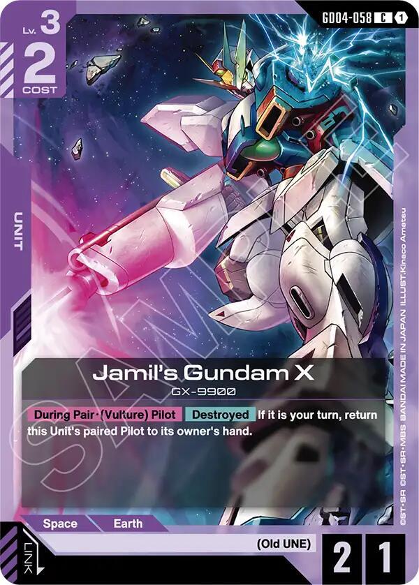 Jamil's Gundam X, Phantom Aria GD04-058