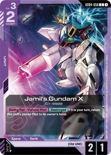 Jamil's Gundam X, Phantom Aria GD04-058