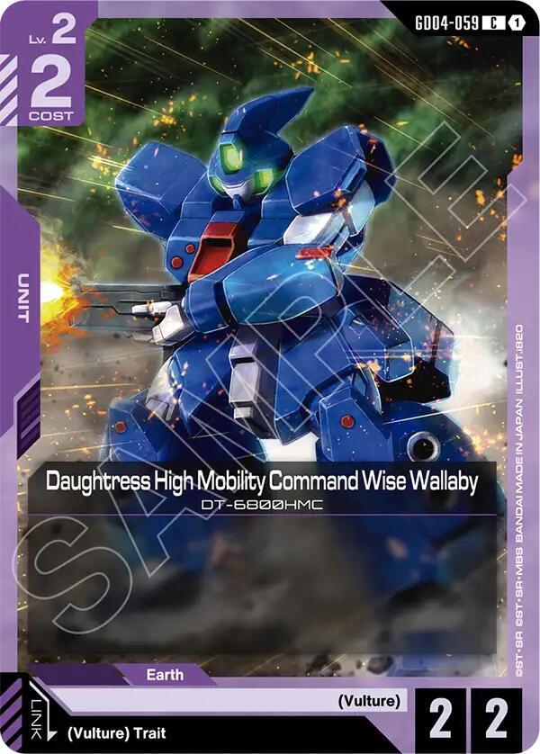 Daughtress High Mobility Command Wise Wallaby, Phantom Aria GD04-059
