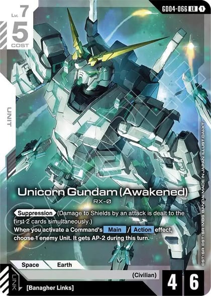 Unicorn Gundam (Awakened), Phantom Aria GD04-066