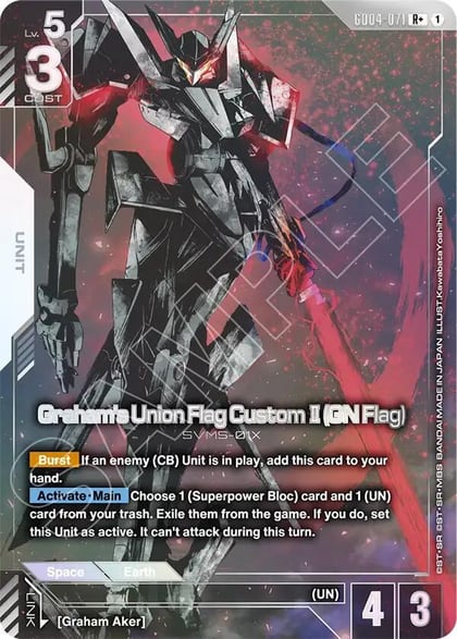 Graham's Union Flag Custom II (GN Flag) (R+), Phantom Aria GD04-071