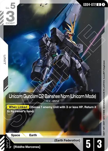 Unicorn Gundam 02 Banshee Norn (Unicorn Mode), Phantom Aria GD04-072