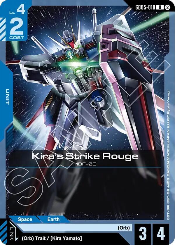 Kira's Strike Rouge, Freedom Ascension GD05-010