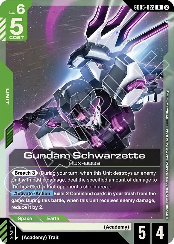 Gundam Schwarzette, Freedom Ascension GD05-022