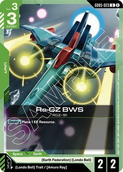 Re-GZ BWS, Freedom Ascension GD05-023
