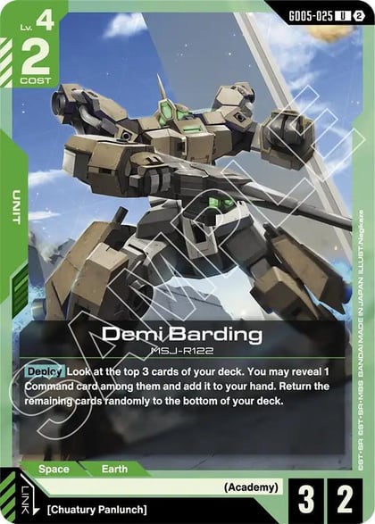 Demi Barding, Freedom Ascension GD05-025
