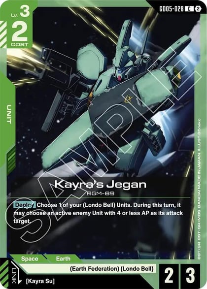 Kayra's Jegan, Freedom Ascension GD05-028