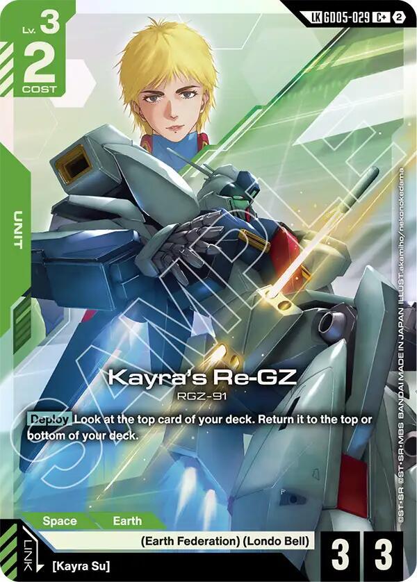 Kayra's Re-GZ (C+) (Link Rare), Freedom Ascension GD05-029