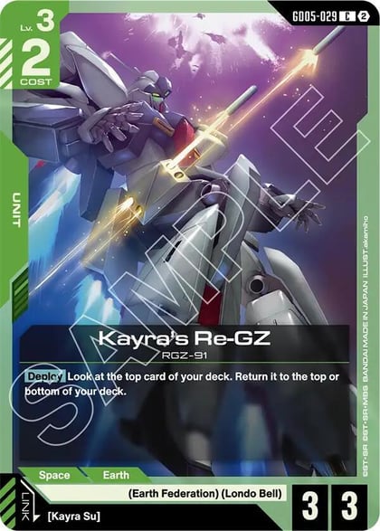 Kayra's Re-GZ, Freedom Ascension GD05-029