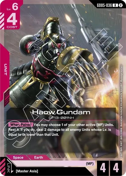 Haow Gundam, Freedom Ascension GD05-036