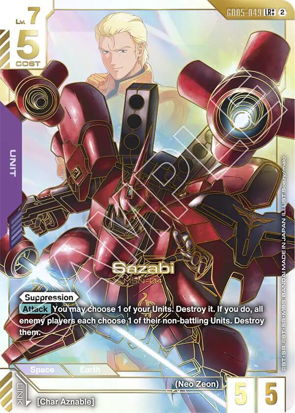 Sazabi (LR++), Freedom Ascension GD05-049