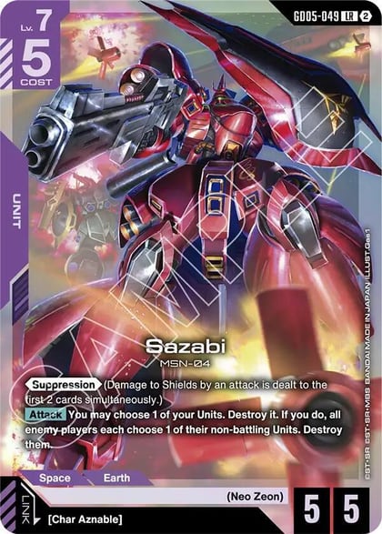 Sazabi (GD05-049), Freedom Ascension GD05-049