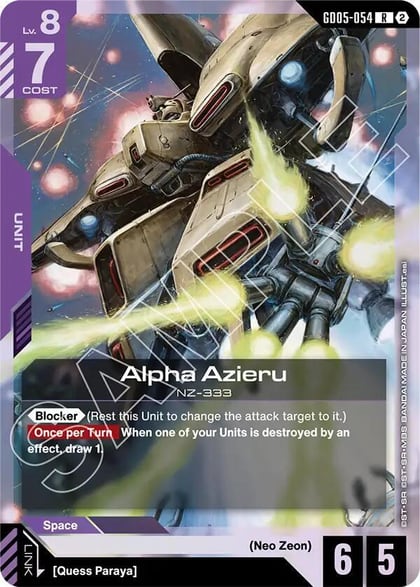 Alpha Azieru, Freedom Ascension GD05-054