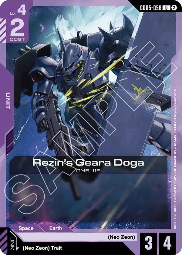 Rezin's Geara Doga, Freedom Ascension GD05-056