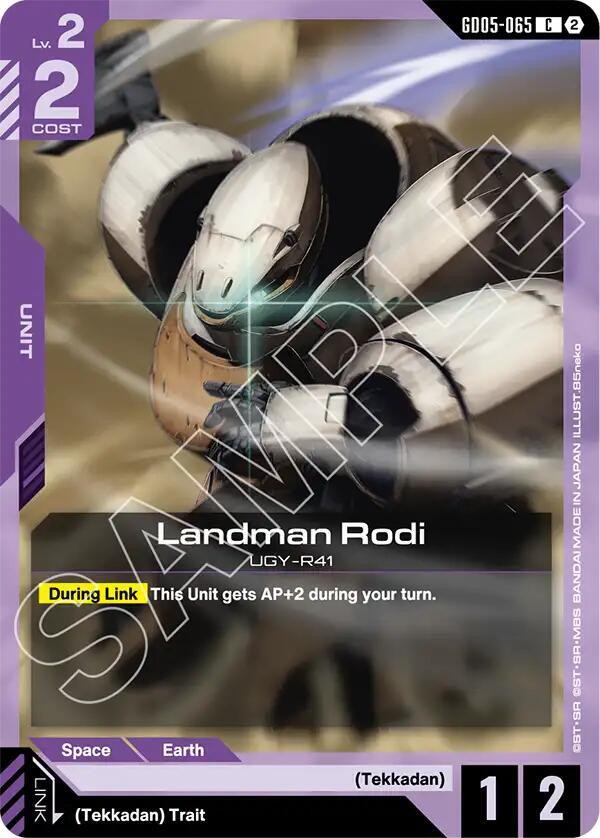 Landman Rodi, Freedom Ascension GD05-065