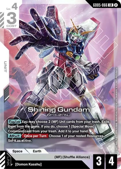 Shining Gundam (GD05-066), Freedom Ascension GD05-066