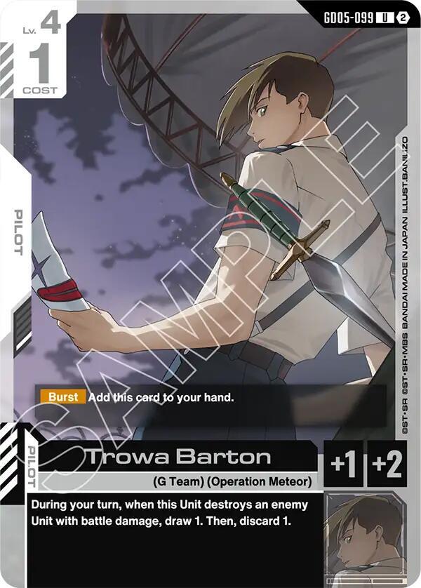 Trowa Barton, Freedom Ascension GD05-099