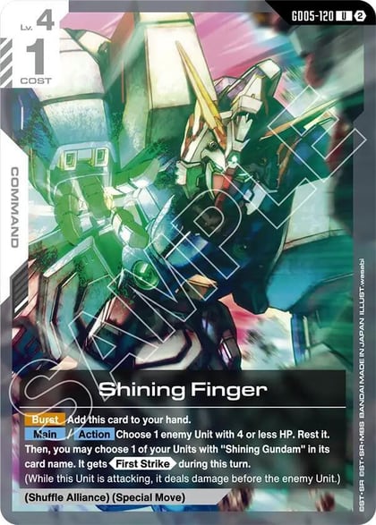 Shining Finger (GD05-120), Freedom Ascension GD05-120