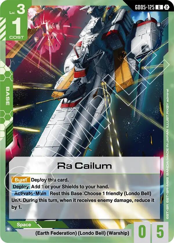 Ra Cailum, Freedom Ascension GD05-125