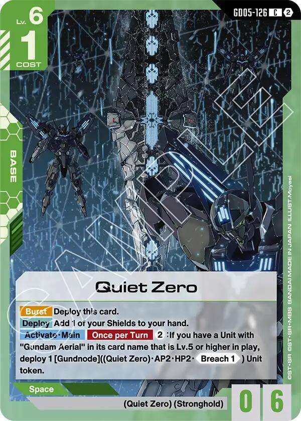 Quiet Zero, Freedom Ascension GD05-126