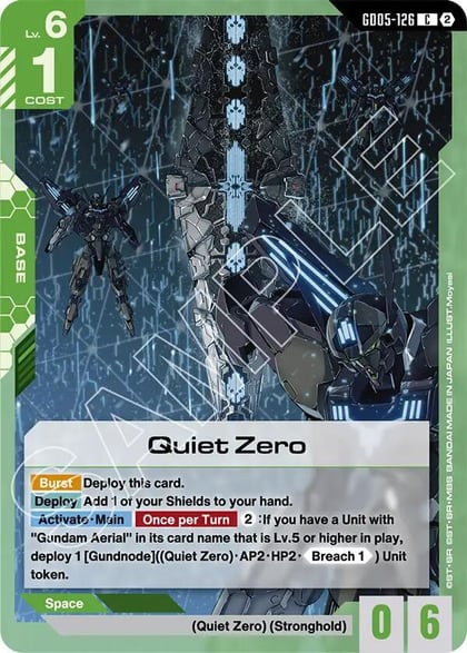 Quiet Zero, Freedom Ascension GD05-126