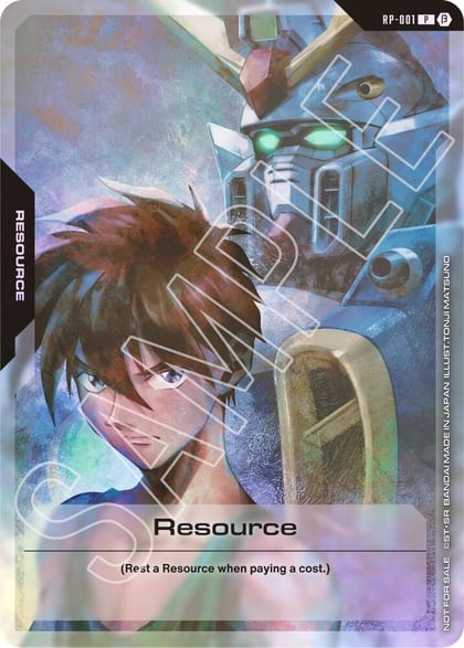 Resource (RP-001) (Edition Beta BANDAI TCG+ Store Trial Event), Promotional Resource Tokens RP-001