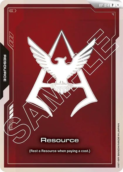 Resource (RP-014) (Char Aznable Emblem), Promotional Resource Tokens RP-014