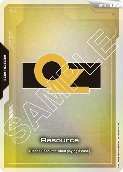 Resource (RP-016) (OZ), Promotional Resource Tokens RP-016