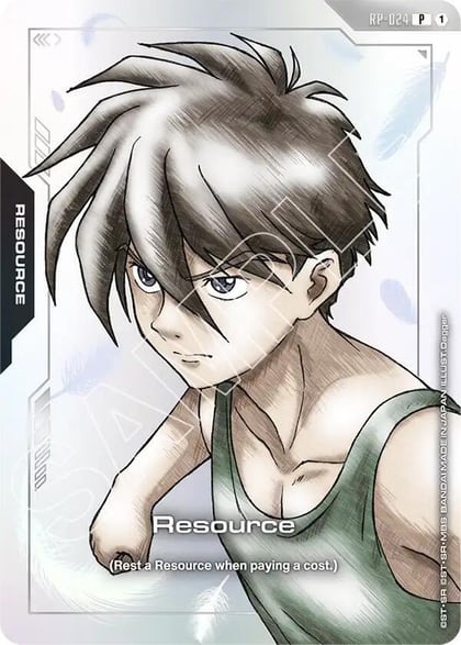 Resource (RP-024) (Premium Accessory Set - Mobile Suit Gundam Wing), Promotional Resource Tokens RP-024