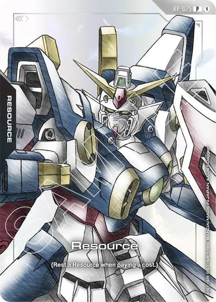 Resource (RP-025) (Premium Accessory Set - Mobile Suit Gundam Wing), Promotional Resource Tokens RP-025