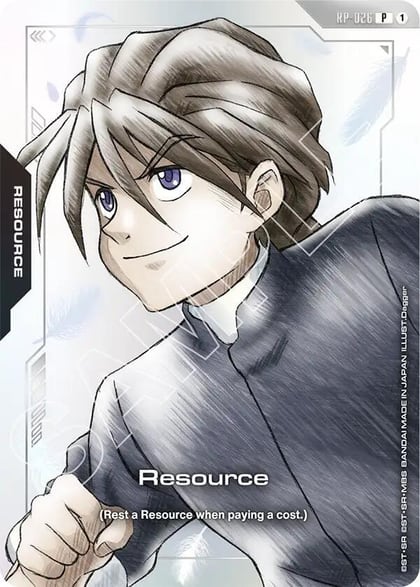 Resource (RP-026) (Premium Accessory Set - Mobile Suit Gundam Wing), Promotional Resource Tokens RP-026
