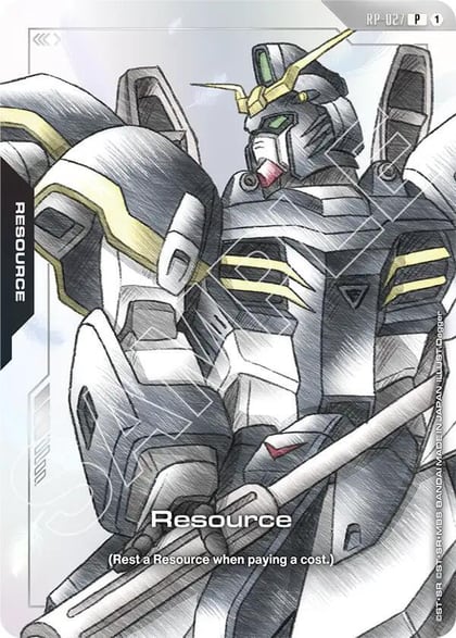 Resource (RP-027) (Premium Accessory Set - Mobile Suit Gundam Wing), Promotional Resource Tokens RP-027