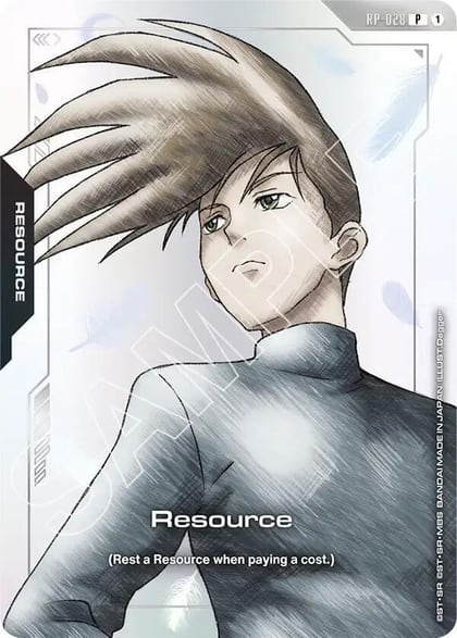 Resource (RP-028) (Premium Accessory Set - Mobile Suit Gundam Wing), Promotional Resource Tokens RP-028