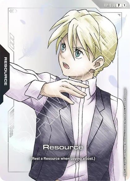Resource (RP-030) (Premium Accessory Set - Mobile Suit Gundam Wing), Promotional Resource Tokens RP-030