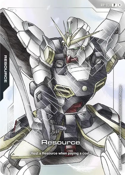 Resource (RP-031) (Premium Accessory Set - Mobile Suit Gundam Wing), Promotional Resource Tokens RP-031