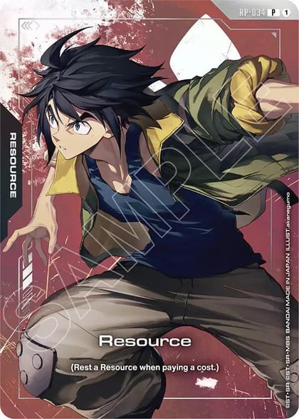 Resource (RP-034) (Premium Accessory Set - Mobile Suit Gundam: Iron-Blooded Orphans), Promotional Resource Tokens RP-034