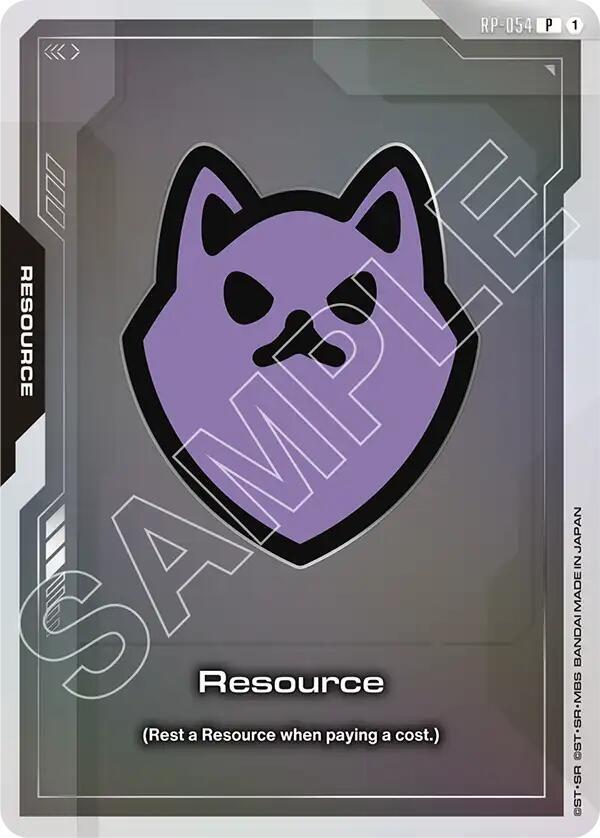 Resource (RP-054) (EVX07 Resource Set), Promotional Resource Tokens RP-054