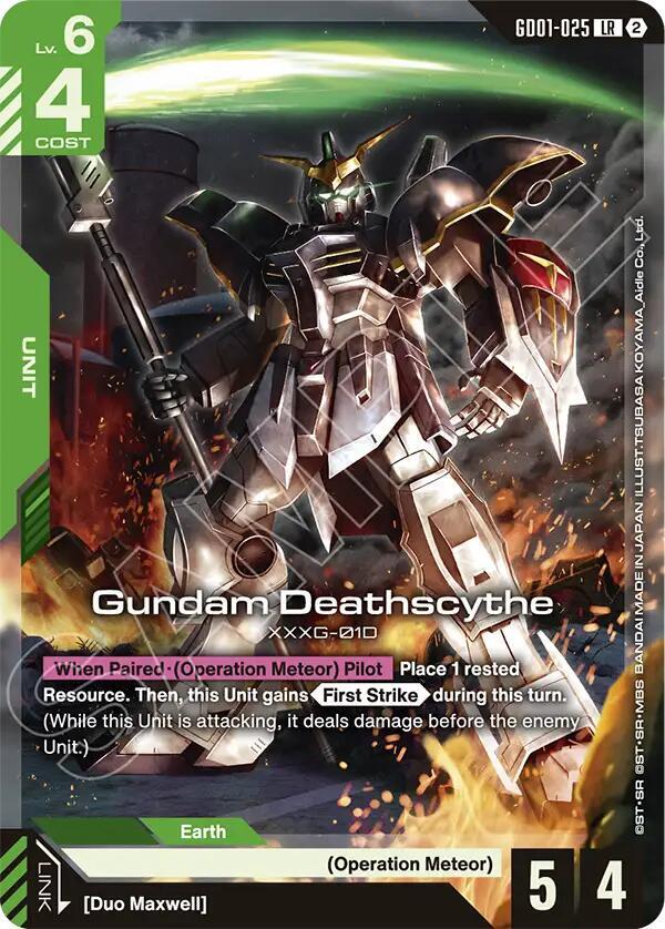 Gundam Deathscythe, Deck Build Box Freedom Ascension GD01-025