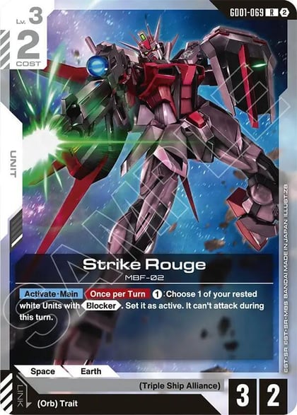 Strike Rouge, Deck Build Box Freedom Ascension GD01-069