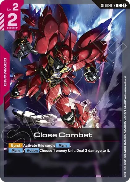 Close Combat, Deck Build Box Freedom Ascension ST03-013