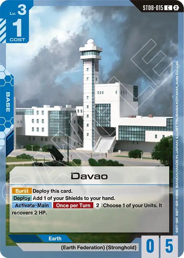 Davao, Deck Build Box Freedom Ascension ST08-015