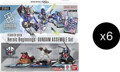 Starter Deck 01: Heroic Beginnings - Gundam Assemble Starter Set Display, Starter Deck 01: Heroic Beginnings P619097